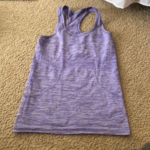 Purple lululemon tank top